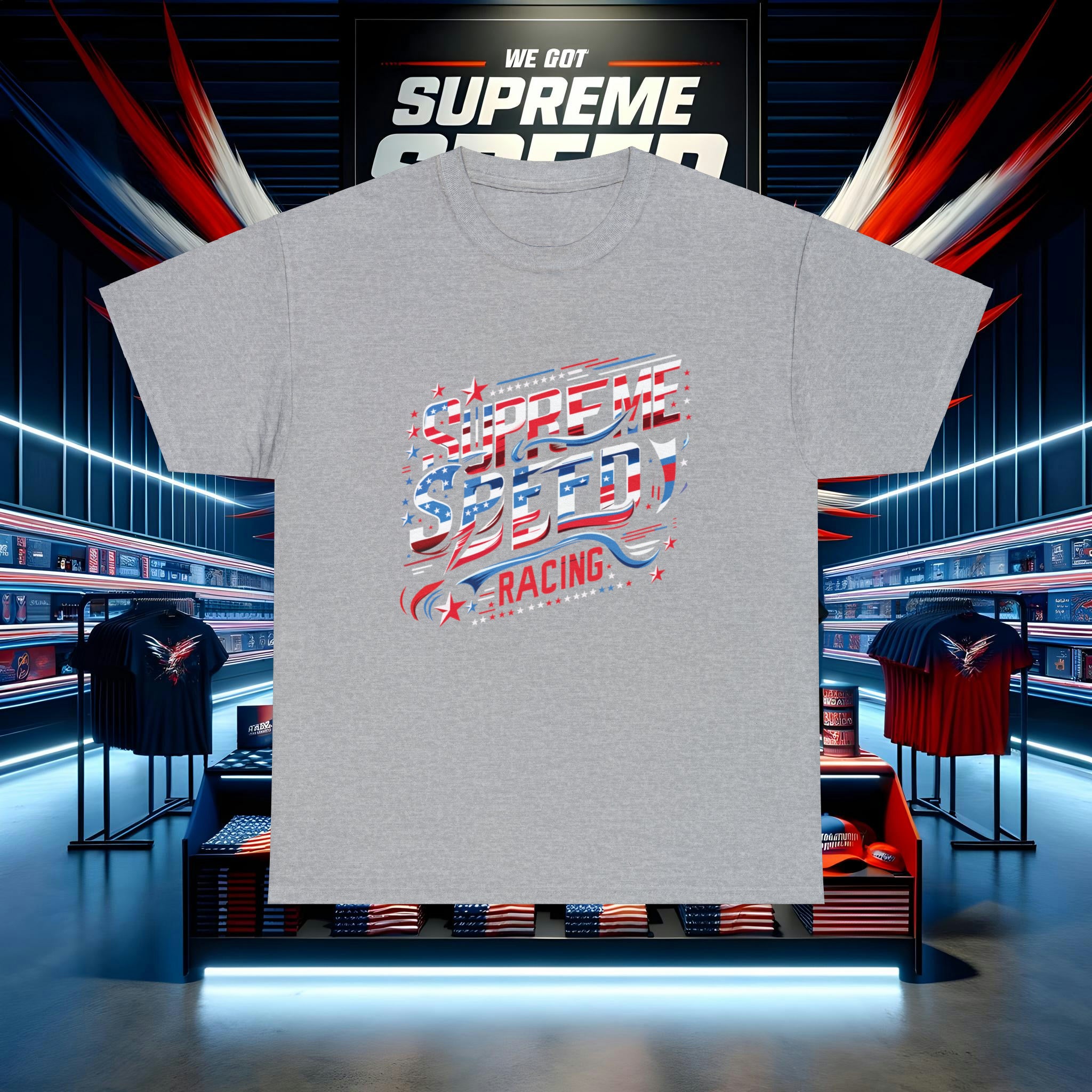 supreme speed Unisex Heavy Cotton Tee