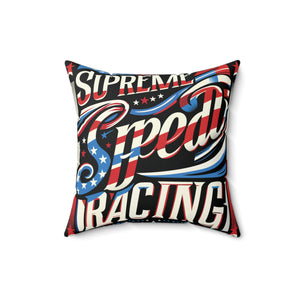 supreme speed Spun Polyester Square Pillow