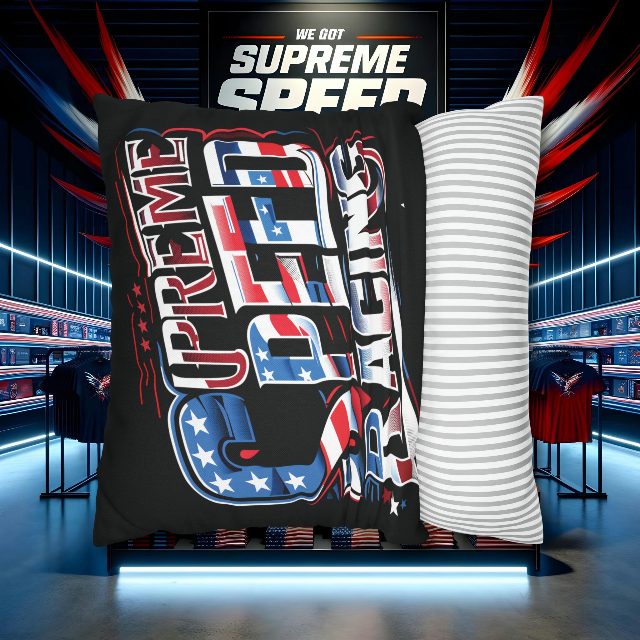 supreme speed Spun Polyester Square Pillow Case