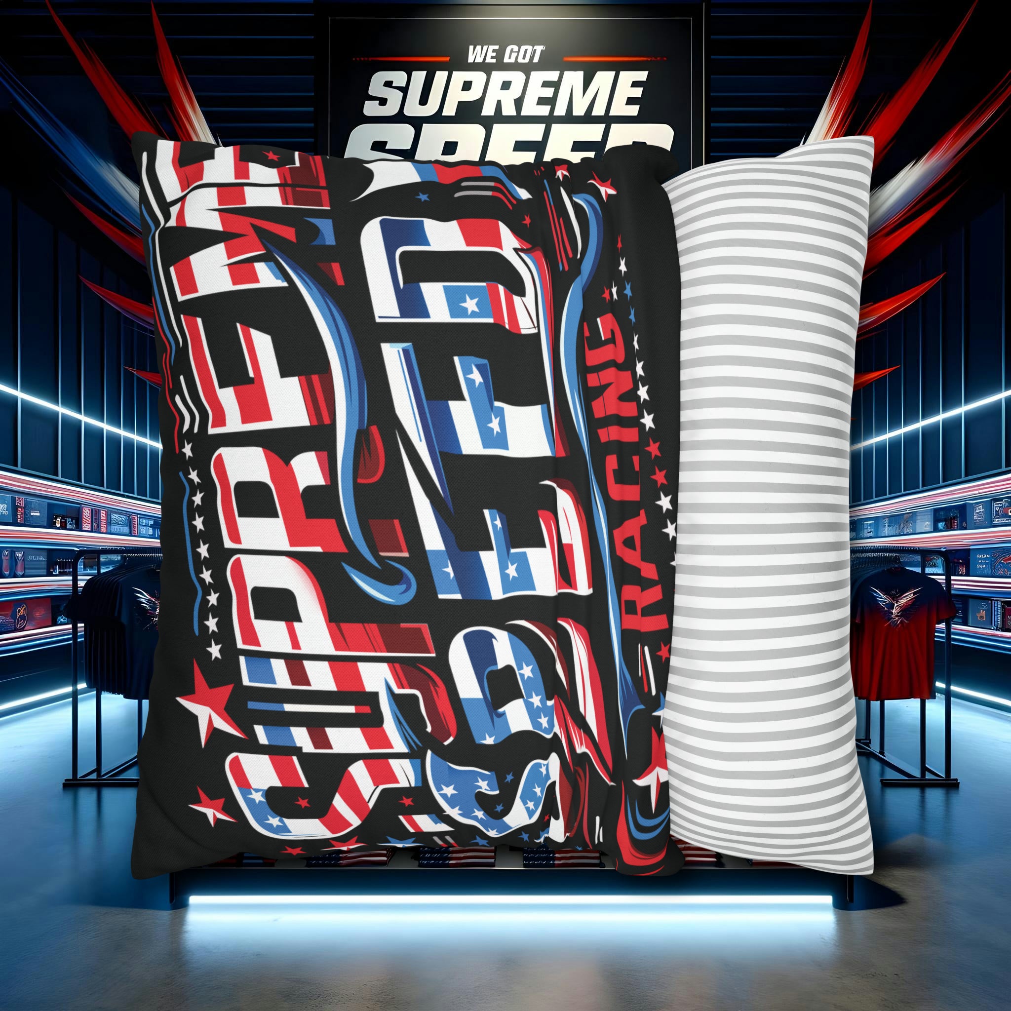 supreme speed Spun Polyester Square Pillow Case