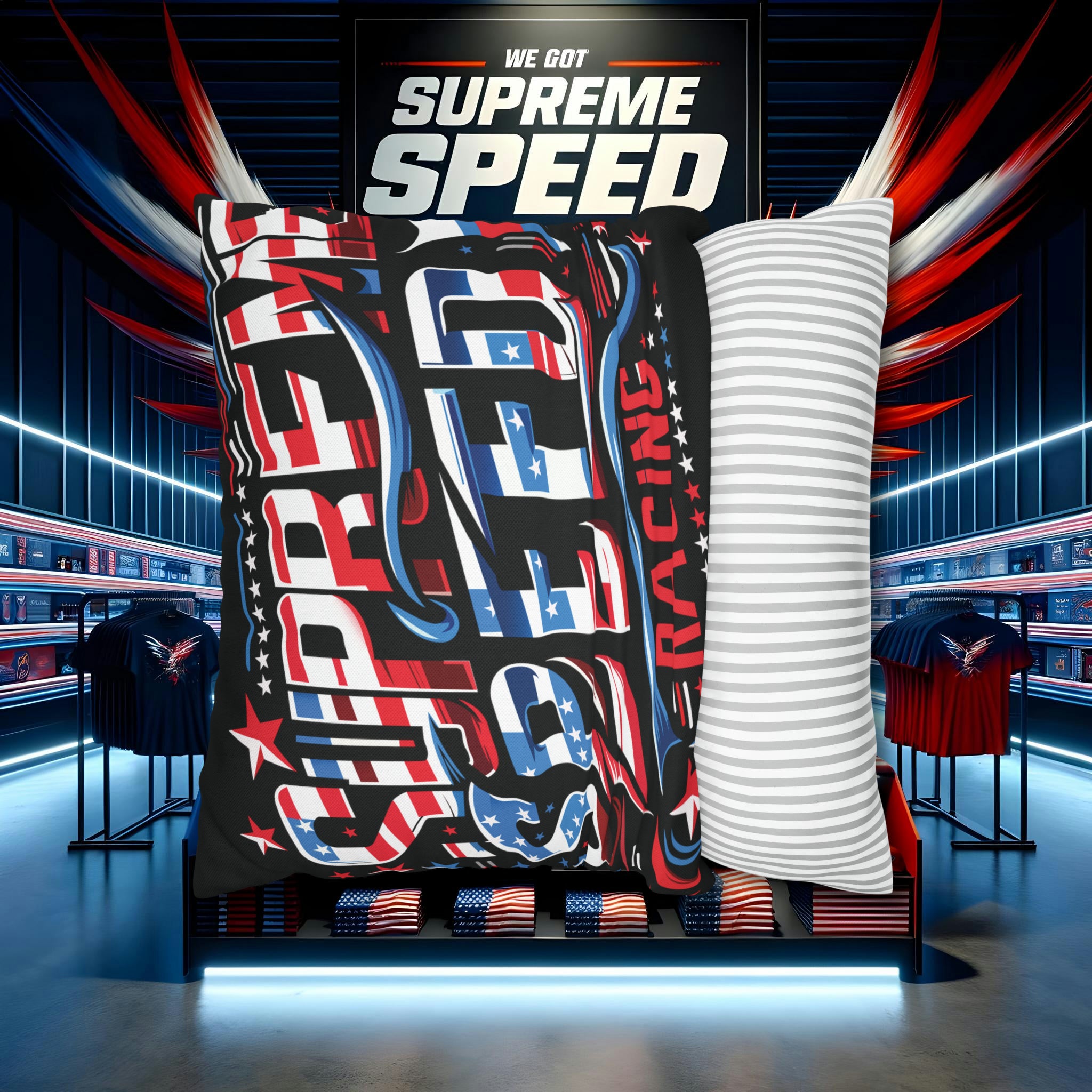 supreme speed Spun Polyester Square Pillow Case