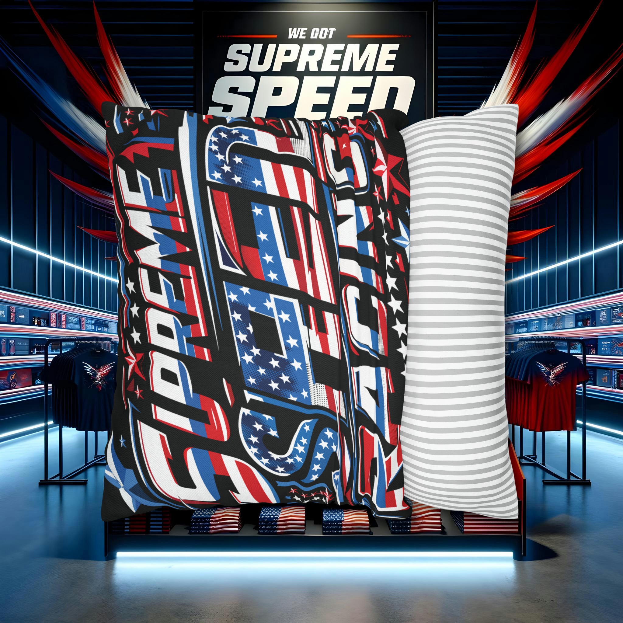 supreme speed Spun Polyester Square Pillow Case