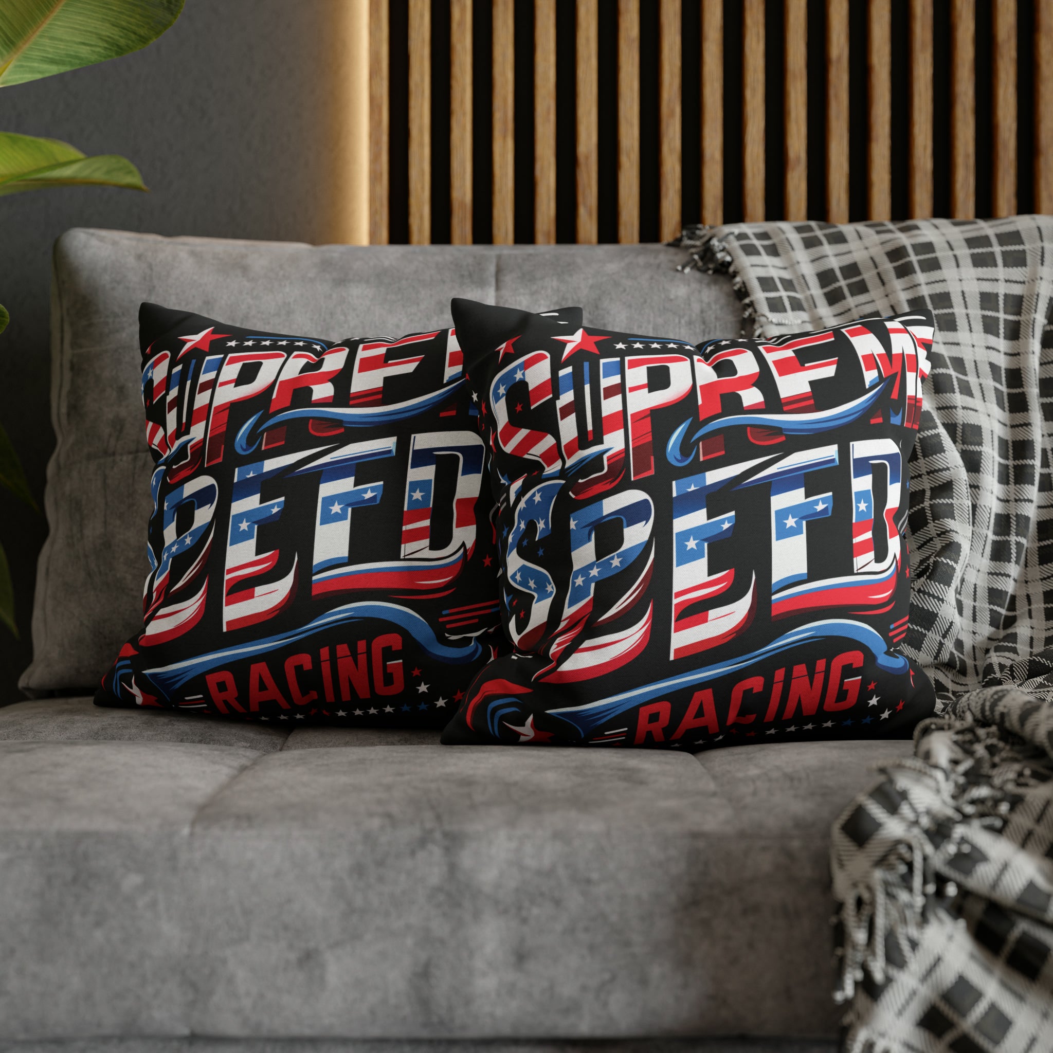 supreme speed Spun Polyester Square Pillow Case