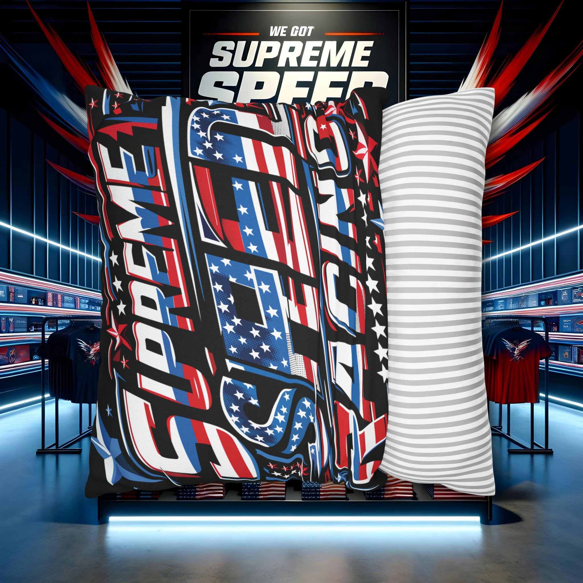 supreme speed Spun Polyester Square Pillow Case