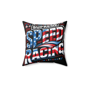 supreme speed Spun Polyester Square Pillow