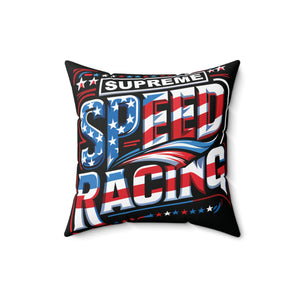 supreme speed Spun Polyester Square Pillow