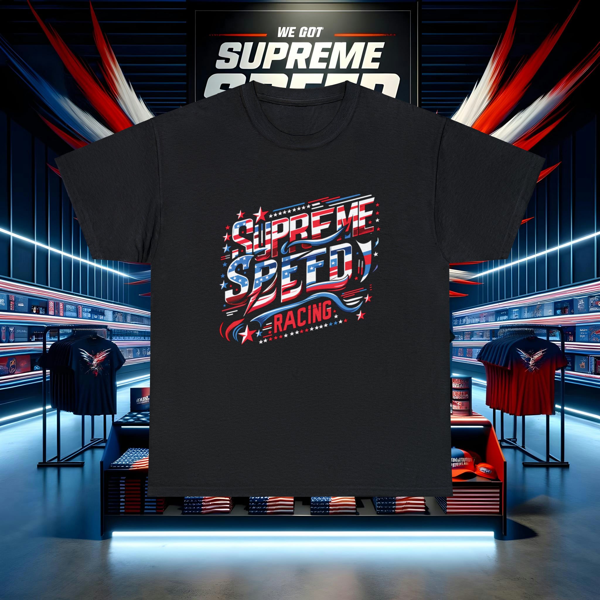 supreme speed Unisex Heavy Cotton Tee