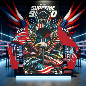 Supreme Speed Patriot Athletic Hoodie (AOP)