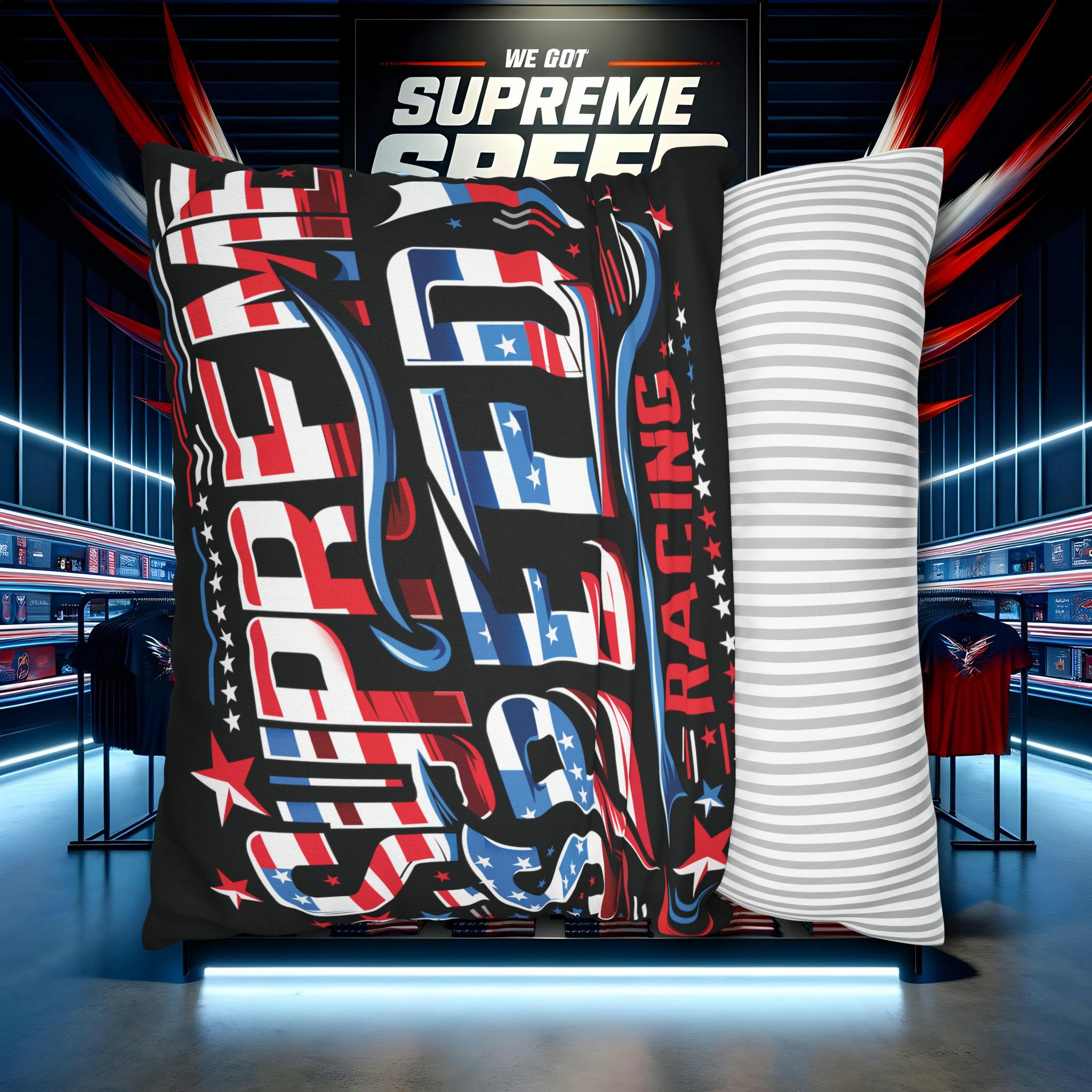 supreme speed Spun Polyester Square Pillow Case