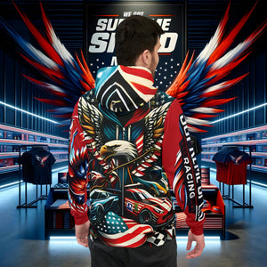 Supreme Speed Patriot Athletic Hoodie (AOP)