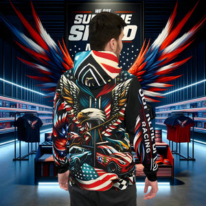 Supreme Speed Patriot Athletic Hoodie (AOP)