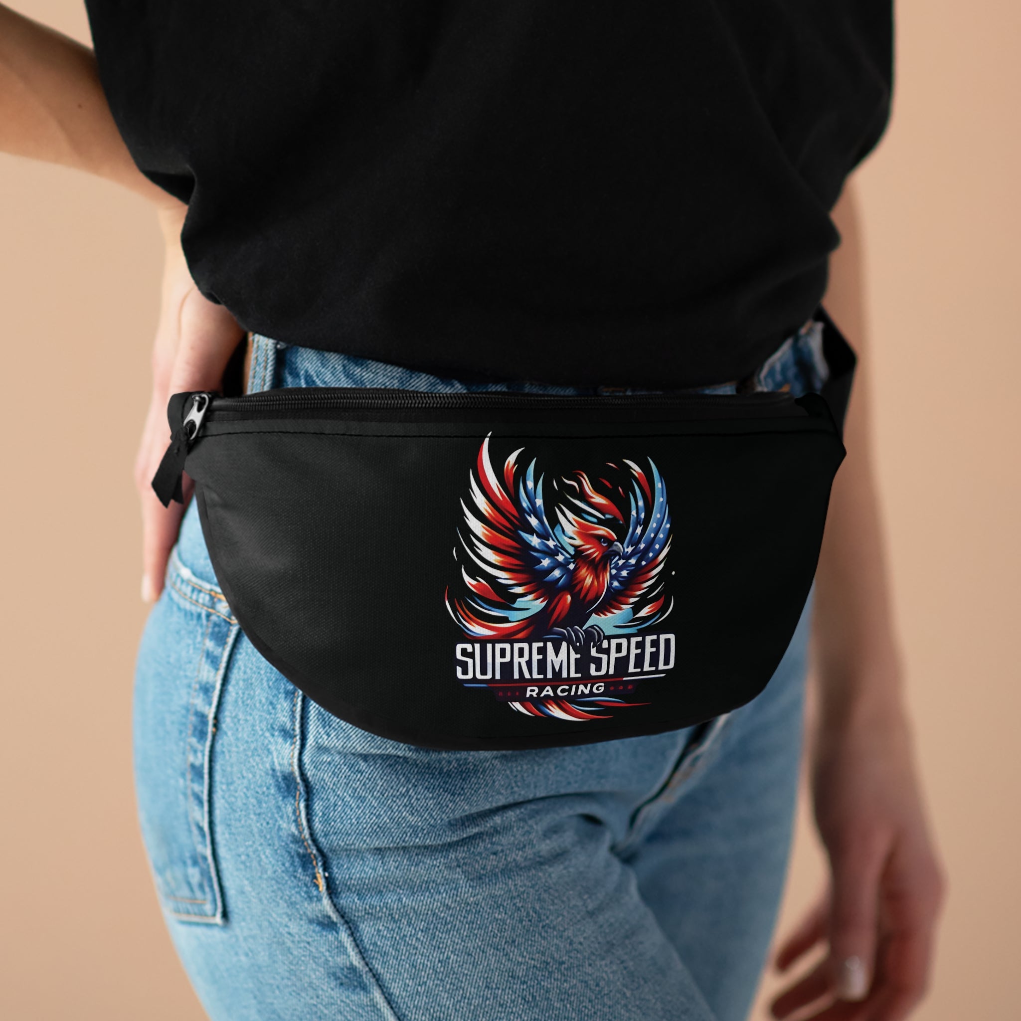 Black Supreme Speed Fanny Pack