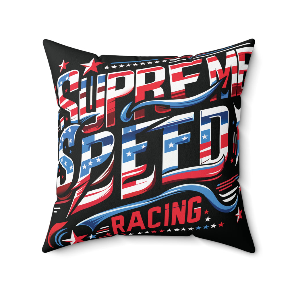 supreme speed Spun Polyester Square Pillow