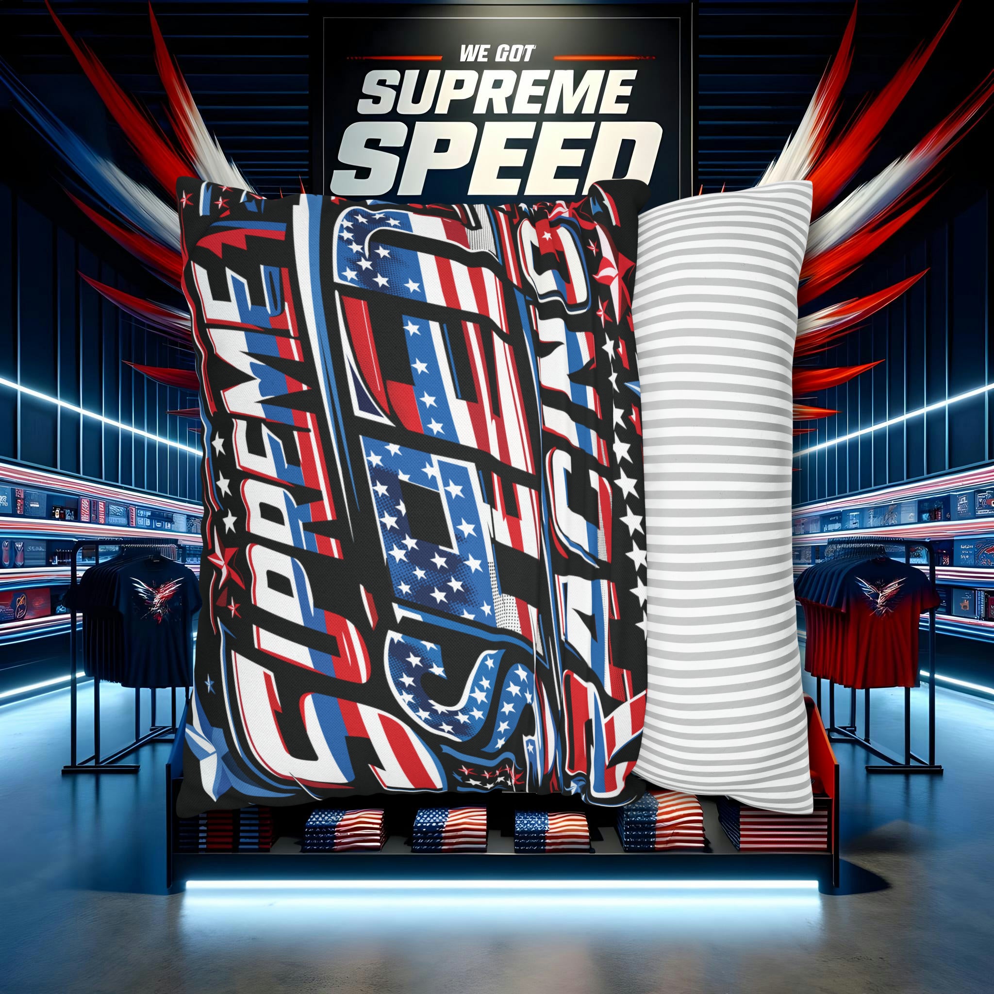 supreme speed Spun Polyester Square Pillow Case