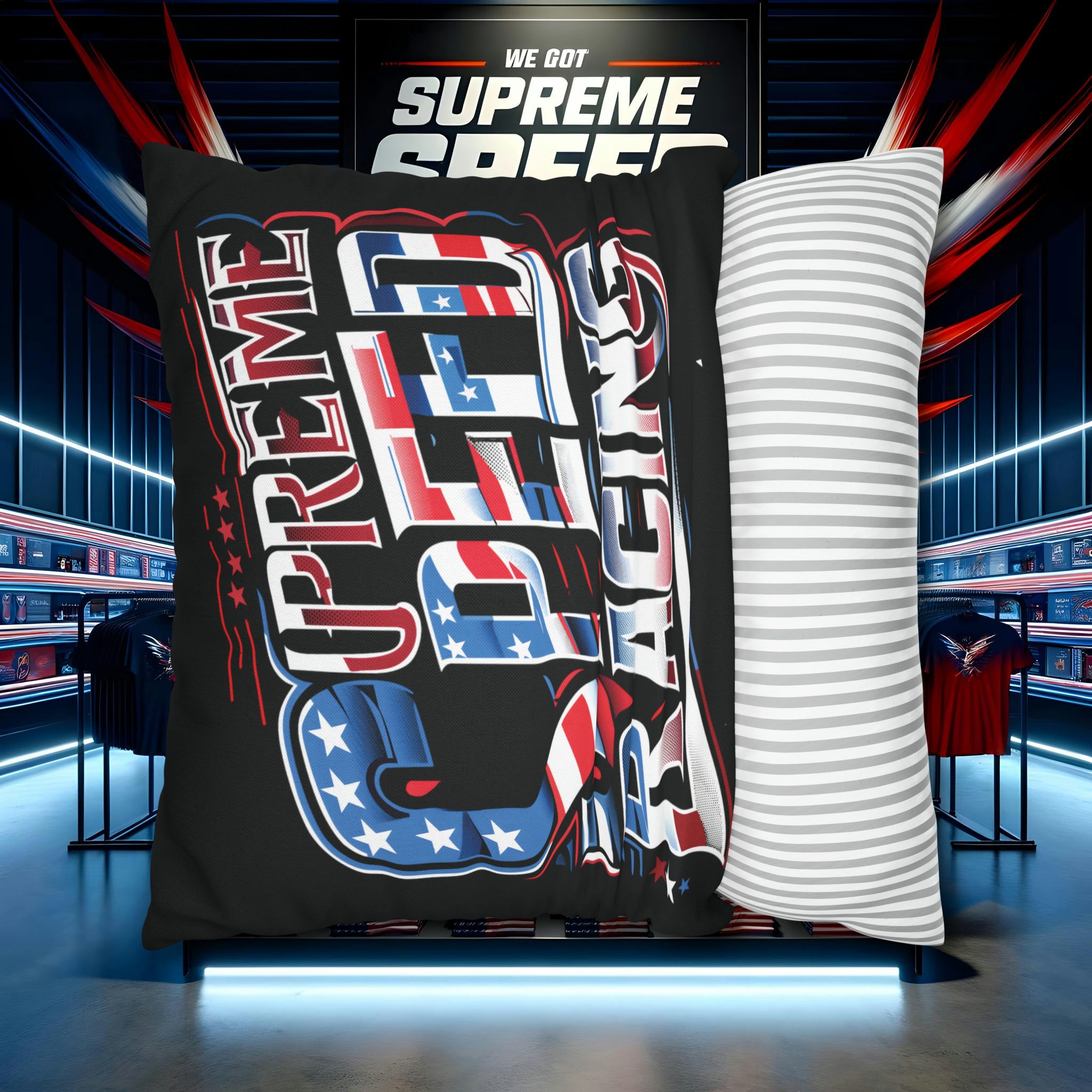 supreme speed Spun Polyester Square Pillow Case