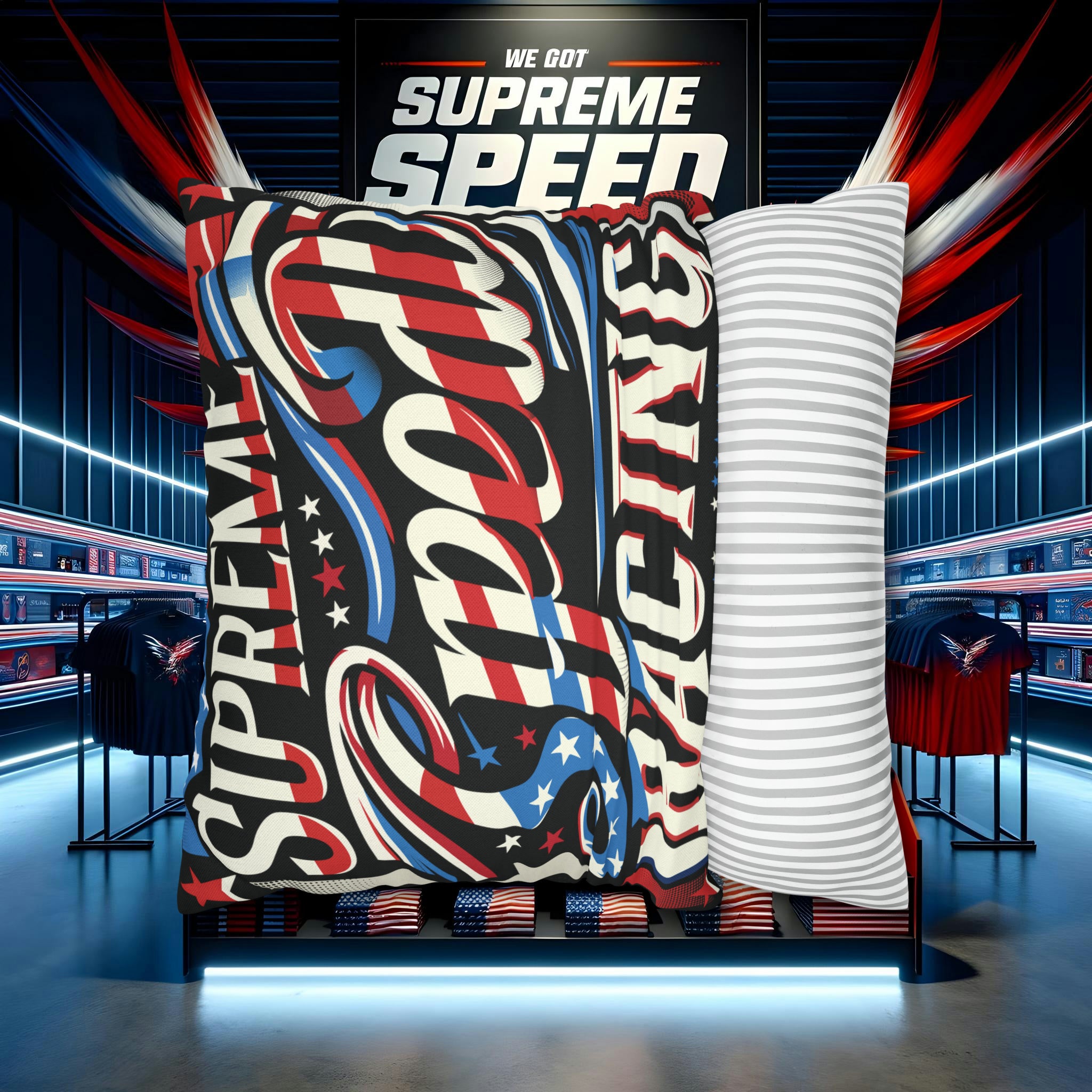 supreme speed Spun Polyester Square Pillow Case